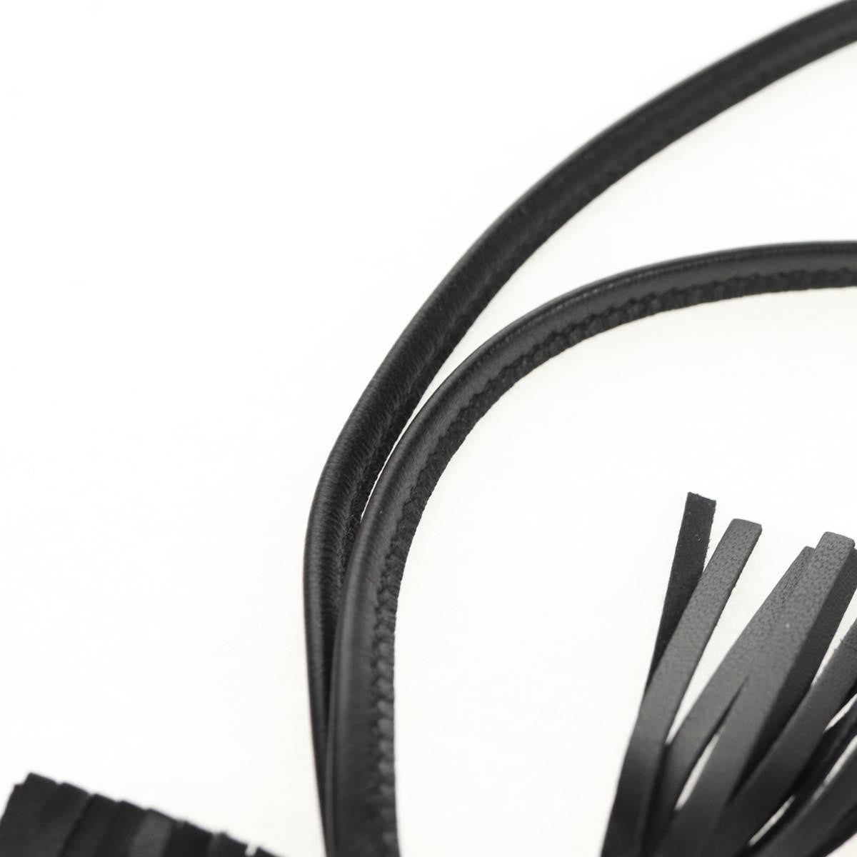 Hermes So Black GriGri Rodeo Bag Charm Leather