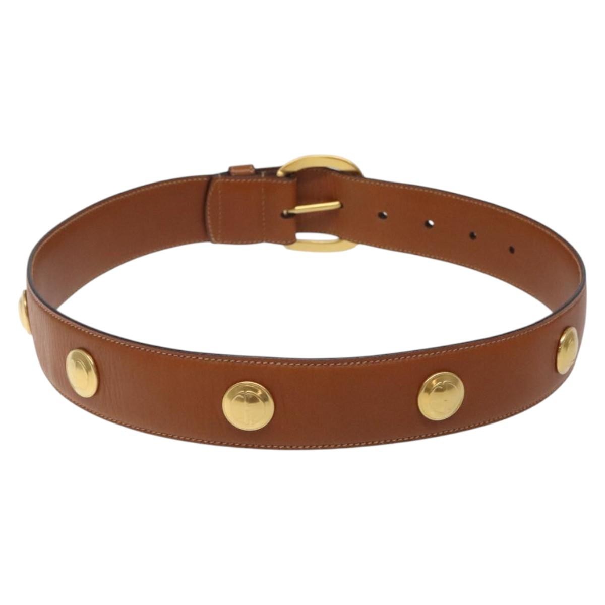 Gucci Buckle Belt Studded Leather