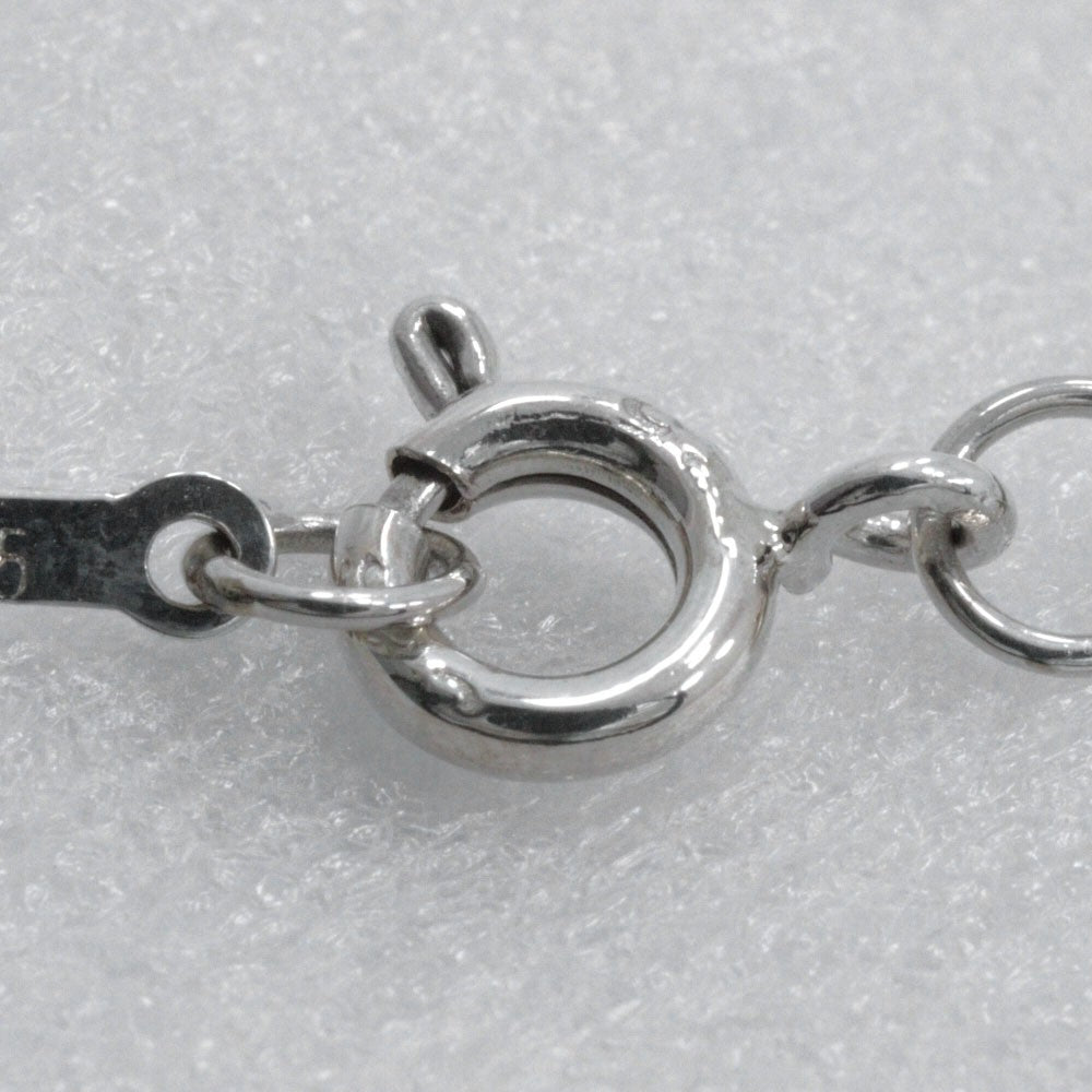 Tiffany & Co. Elsa Peretti Open Heart Pendant Necklace silver