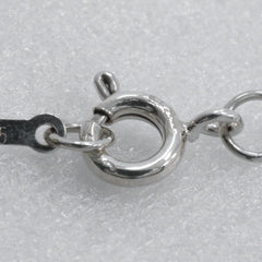 Tiffany & Co. Elsa Peretti Open Heart Pendant Necklace silver