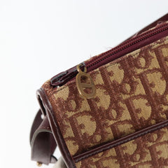 Christian Dior Vintage Trotter Shoulder Bag Canvas