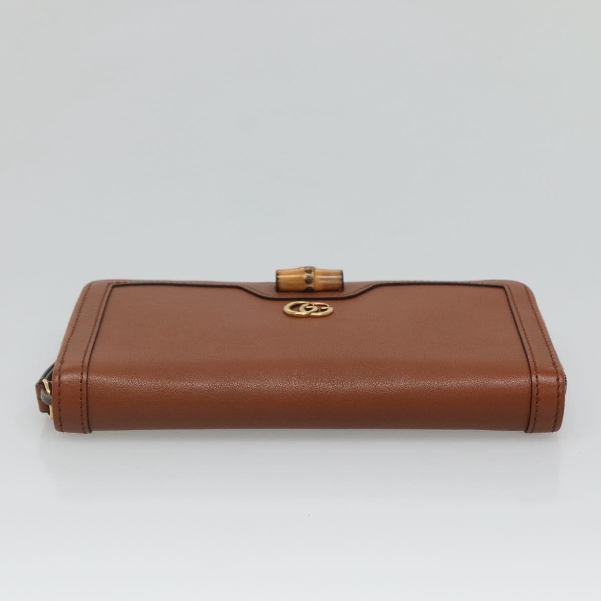 Gucci Diana Zip Around Wallet Leather