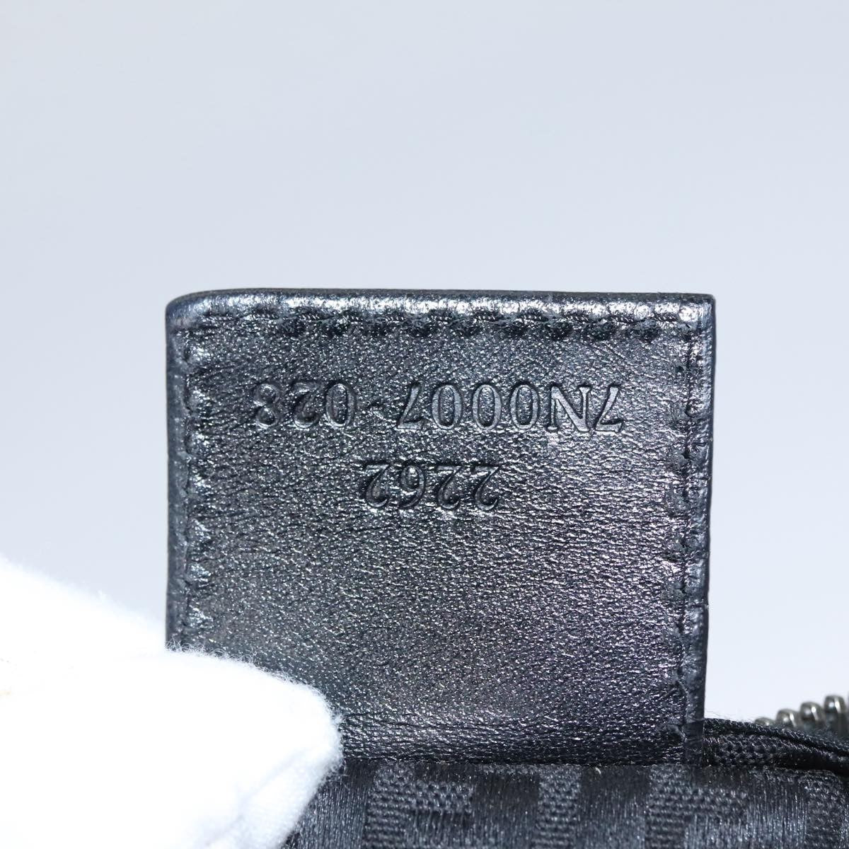 Fendi FF Logo Pouch Canvas