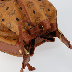 MCM Drawstring Shoulder Bag Leather