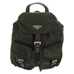 Prada Double Front Pocket Backpack Tessuto