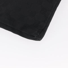 Gucci Vintage Double Belt Bag GG Canvas with Leather