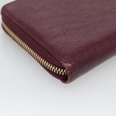 Balenciaga Classic Continental Zip Around Wallet Leather