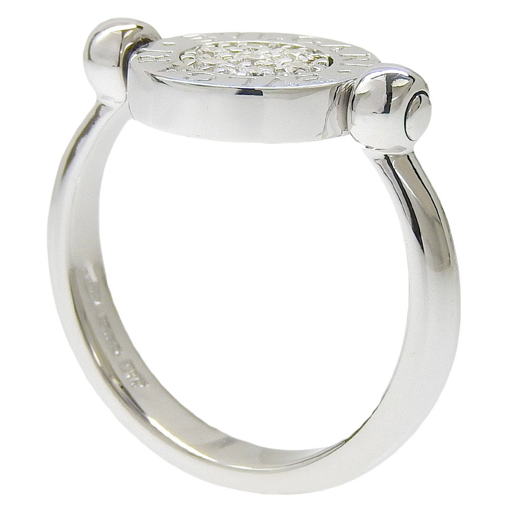 Bvlgari Bvlgari Bvlgari Flip Ring 18K White Gold with Diamonds and Onyx