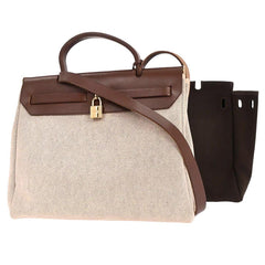 Hermes Herbag Toile and Leather