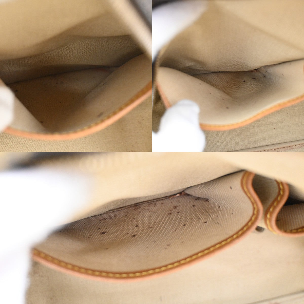 Louis Vuitton Deauville Handbag Monogram Canvas