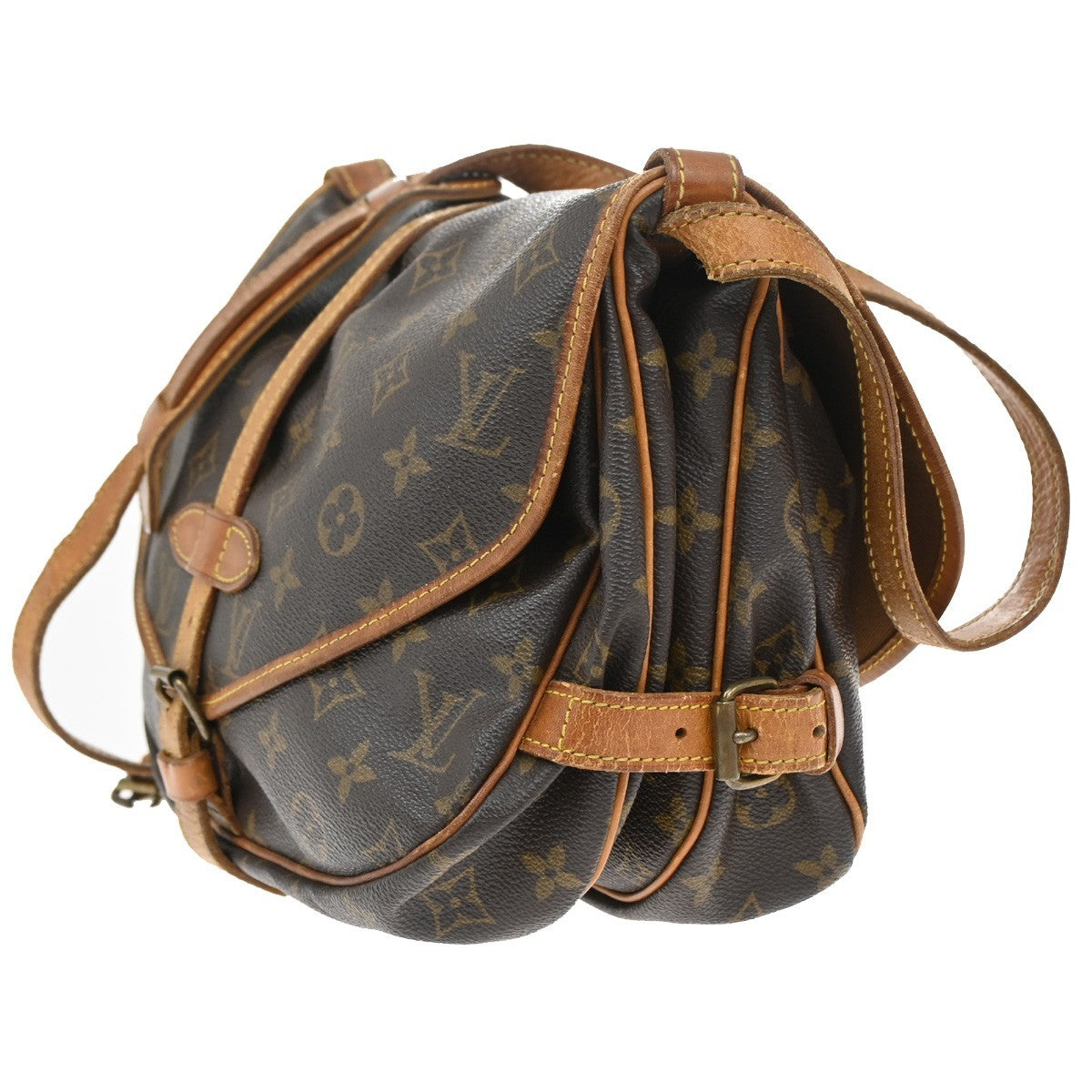 Louis Vuitton Saumur Handbag Monogram Canvas