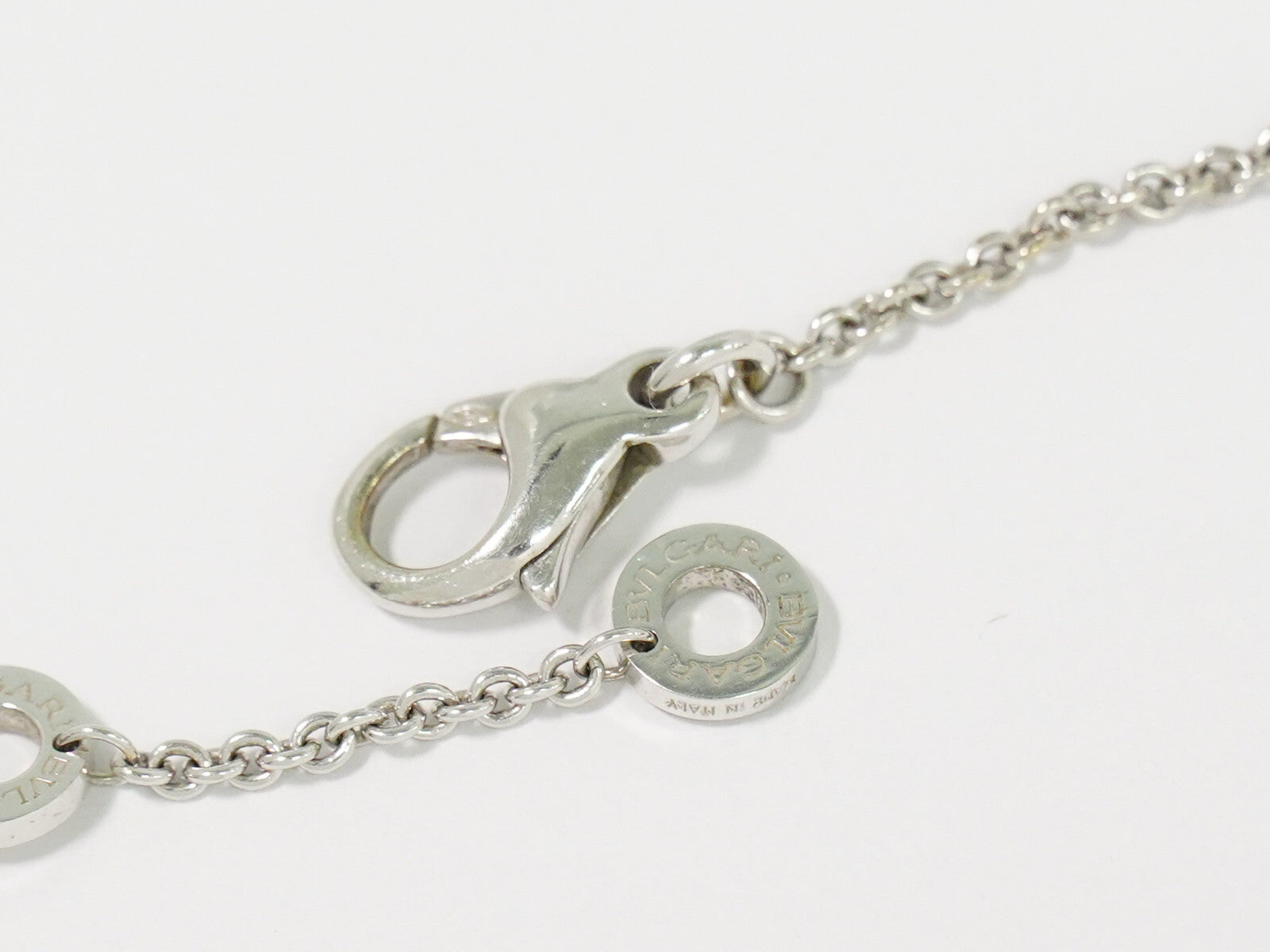 Bvlgari Parentesi Pendant Necklace 18K White Gold