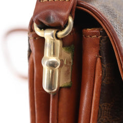 Celine Vintage Shoulder Bag Canvas