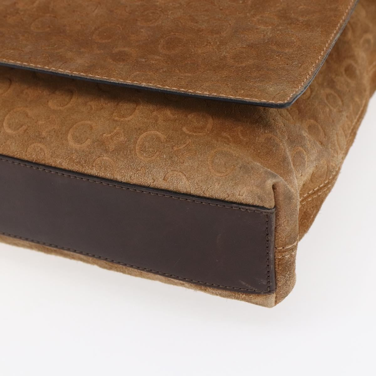 Celine C Macadam Shoulder bag Suede