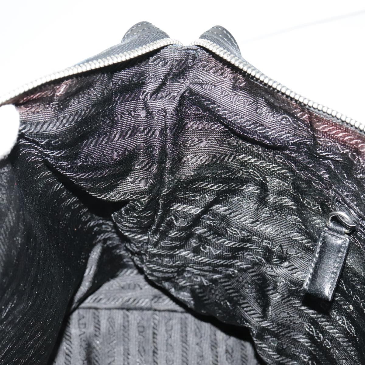 Prada Chain Shoulder Bag Quilted Tessuto