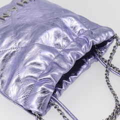 Chanel 22 Chain Hobo Quilted Calfskin