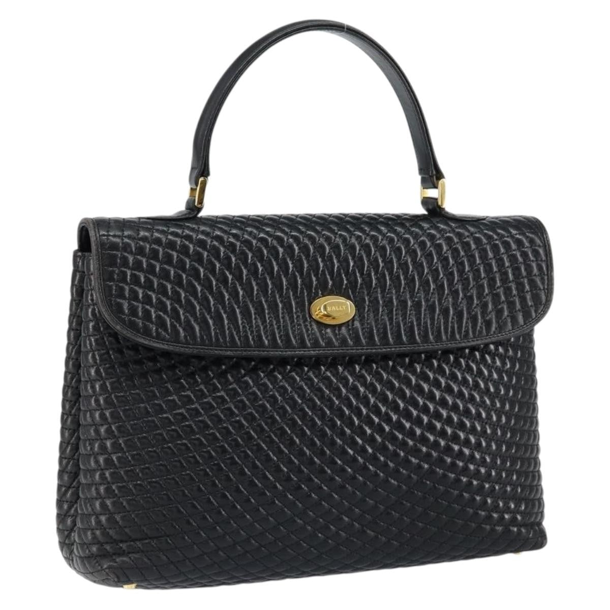Bally Vintage Handbag Quilted Leather