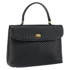 Bally Vintage Handbag Quilted Leather