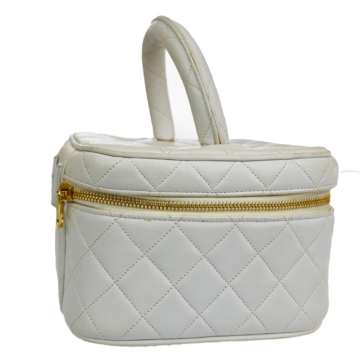 Chanel Classic Vanity Case Quilted Caviar