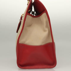 Prada Convertible Tote Canvas and Saffiano Leather