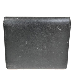 Celine Triomphe Trifold Wallet Leather