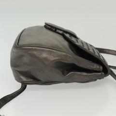 Bottega Veneta Intrecciato Backpack Patent Leather