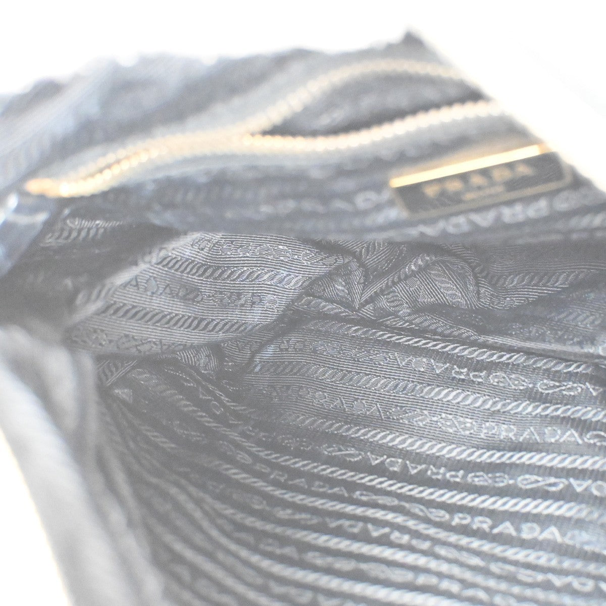 Prada Buckle Messenger Bag Tessuto