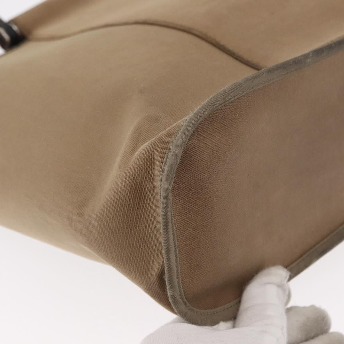 Hermes Cabag Elan Toile and Leather