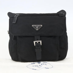 Prada Buckle Messenger Bag Tessuto