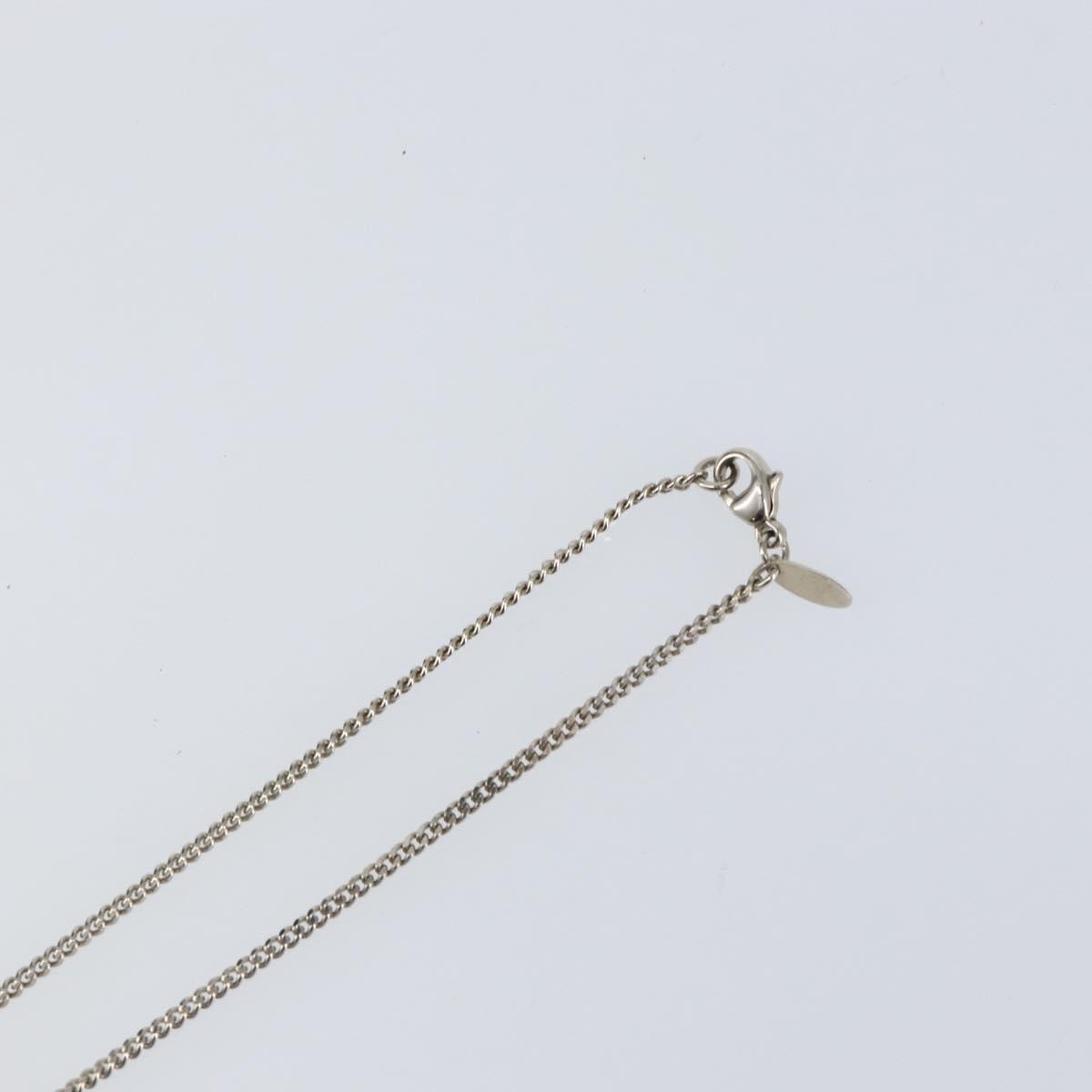 Chanel CC and Heart Pendant Necklace Metal