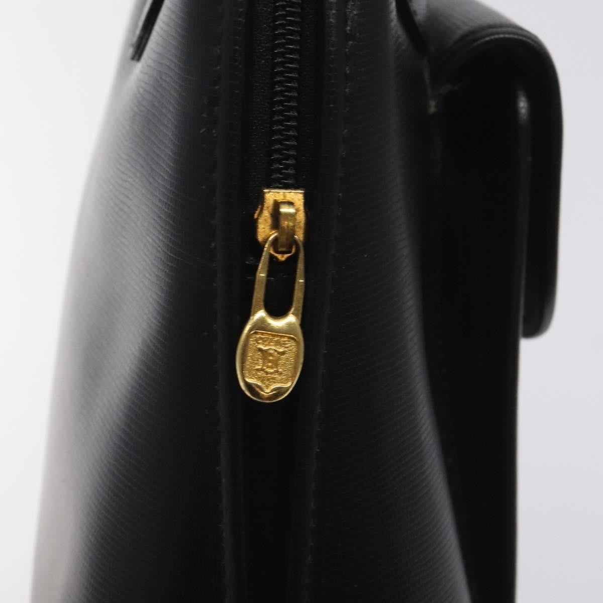 Celine Circle Logo Handbag Leather