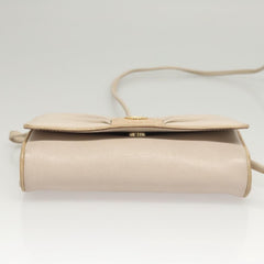 Celine Flap Shoulder Bag Leather