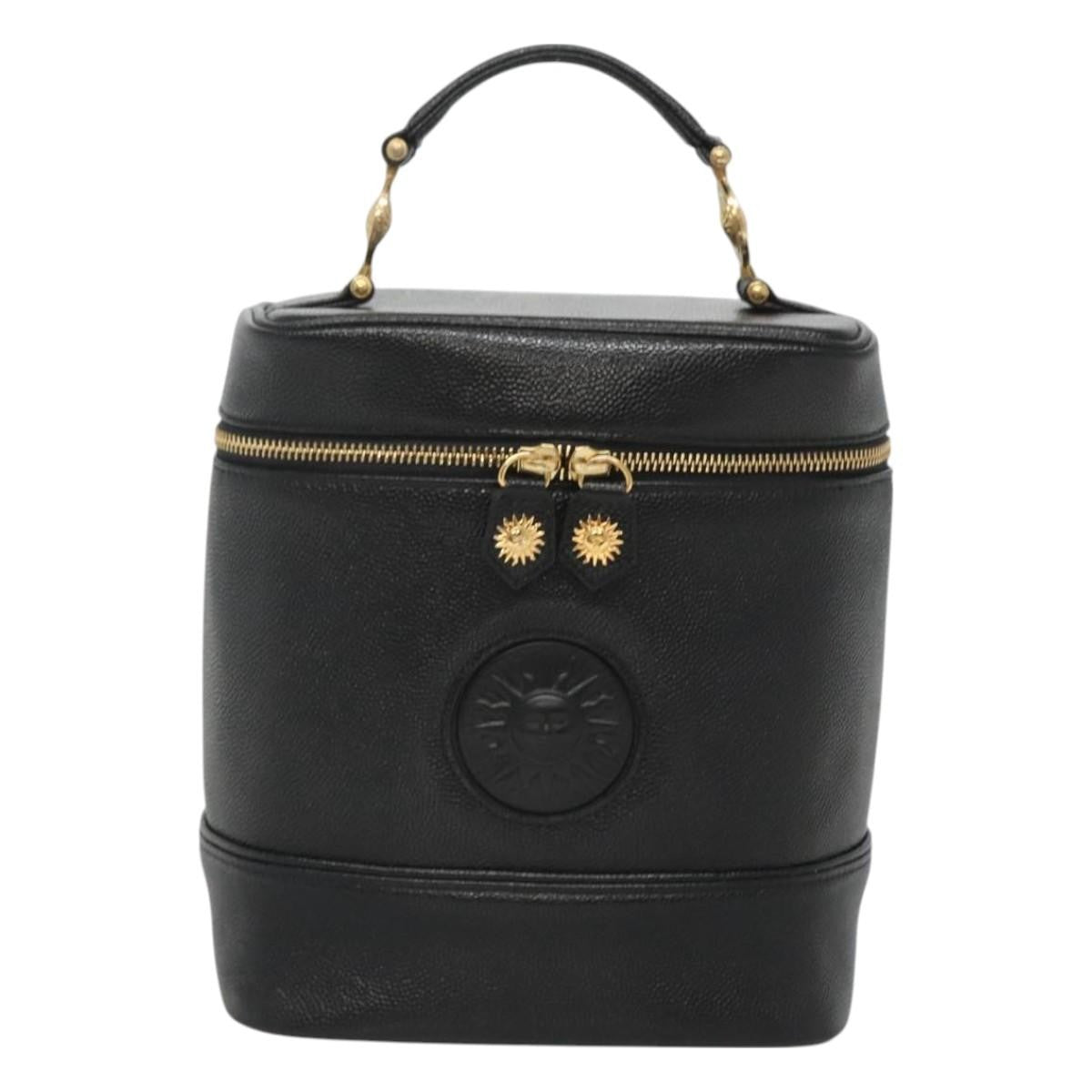 Versace Vanity Hand Bag Leather
