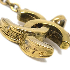 Chanel CC Pendant Necklace Metal