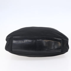 Gucci Vintage Bamboo Handle Open Hobo Nylon