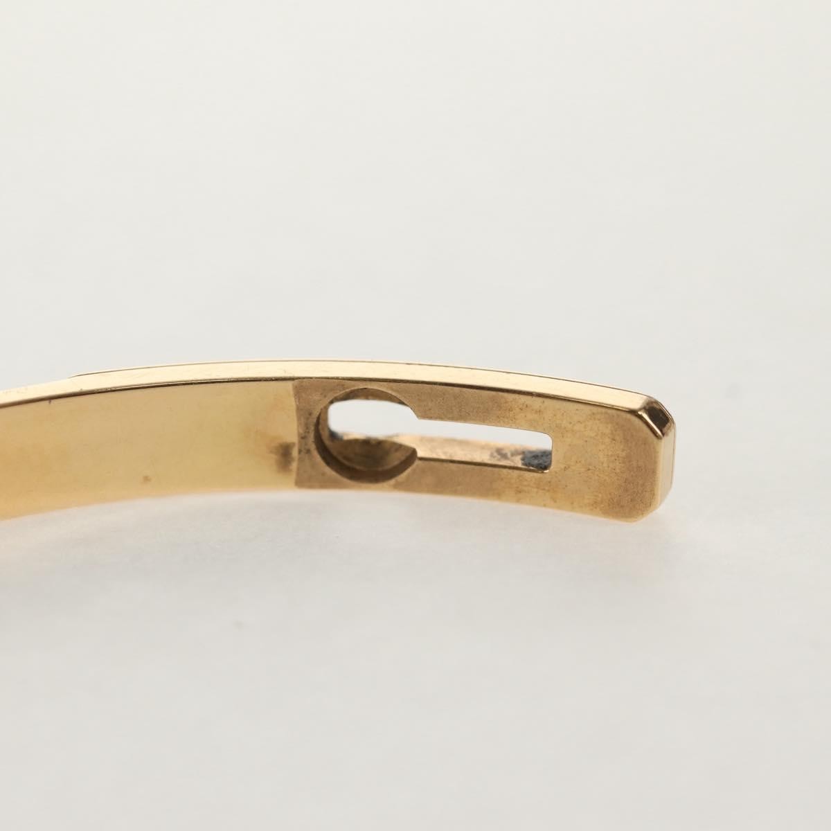 Hermes Kelly Bracelet 18K Yellow Gold and Pave Diamonds