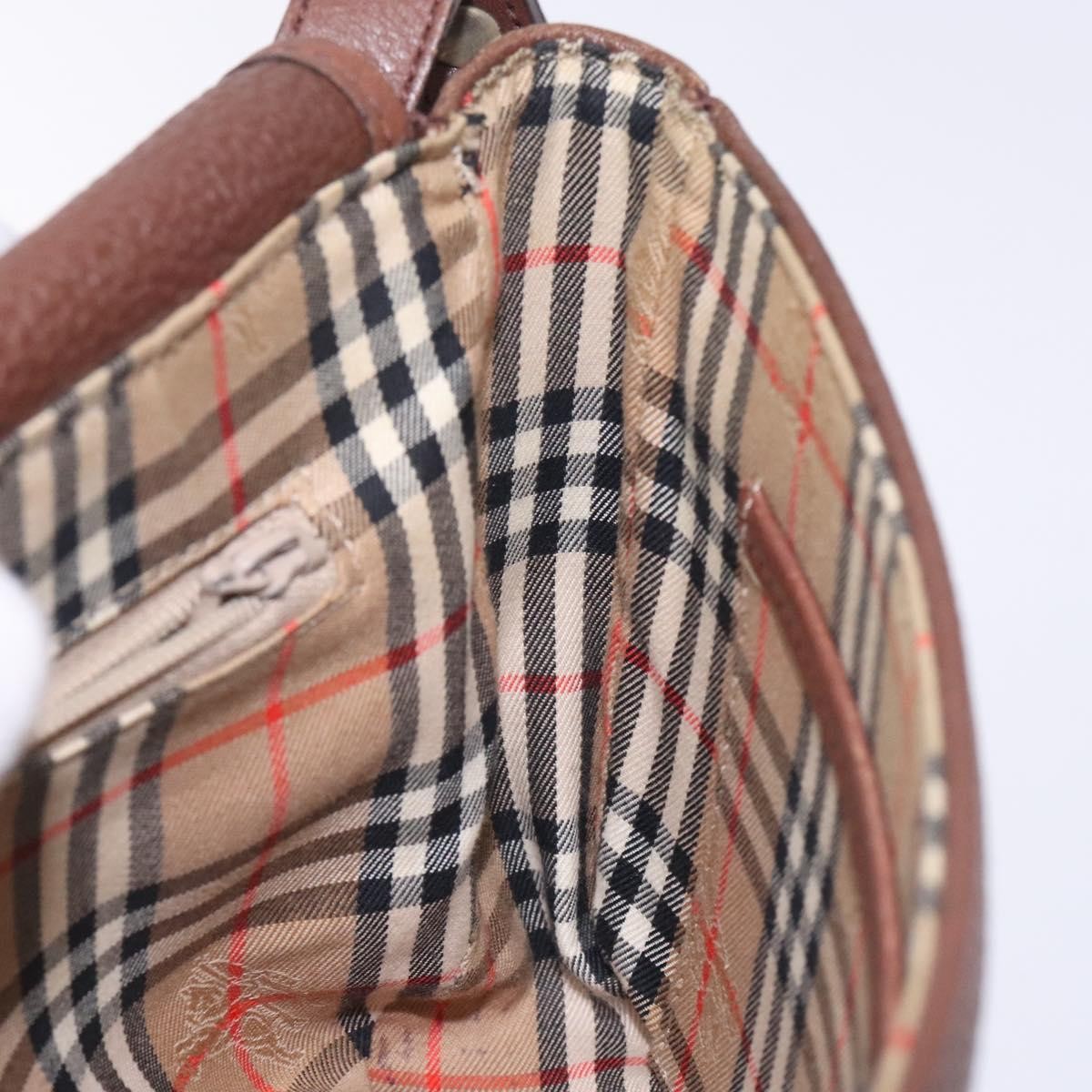 Burberry Flap Shoulder Bag Leather