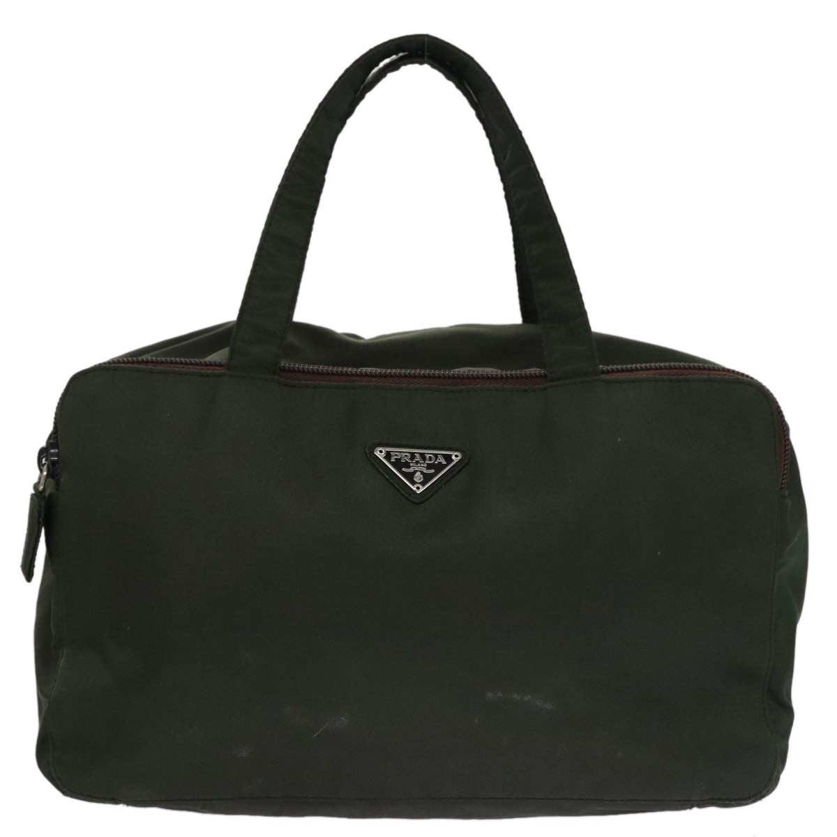 Prada Vintage Zip Handbag Tessuto