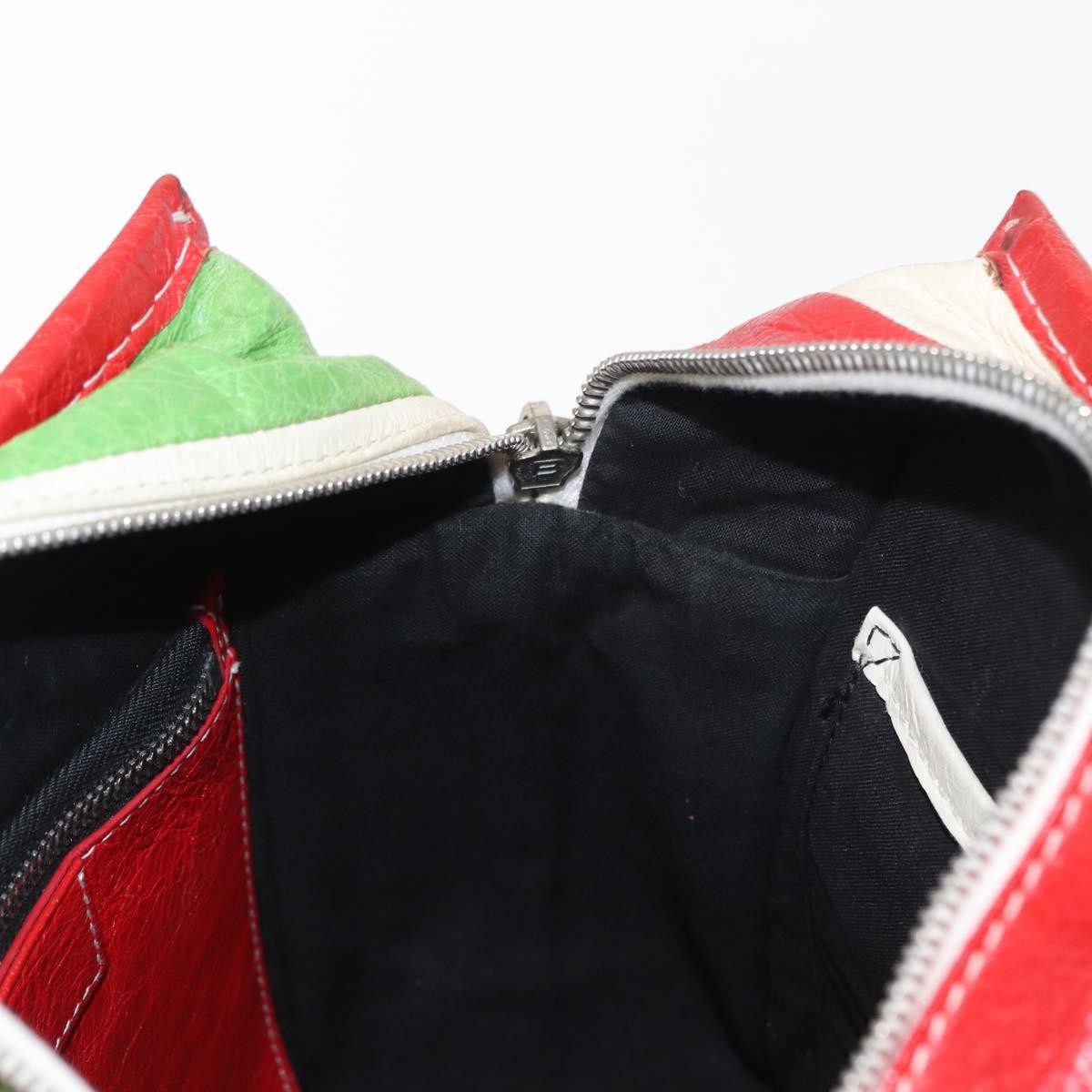 Balenciaga Bazar Convertible Tote Striped Leather