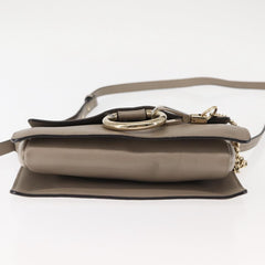Chloe Faye Shoulder Bag Leather and Suede