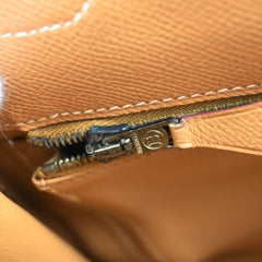 Hermes Kelly Handbag Brown Courchevel with Gold Hardware