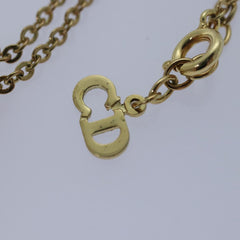 Christian Dior CD Pendant Necklace Gold-plated