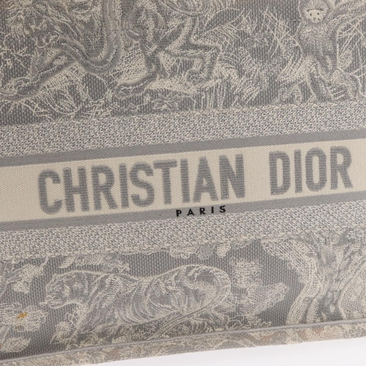 Christian Dior Book Tote Printed Canvas