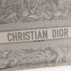 Christian Dior Book Tote Printed Canvas