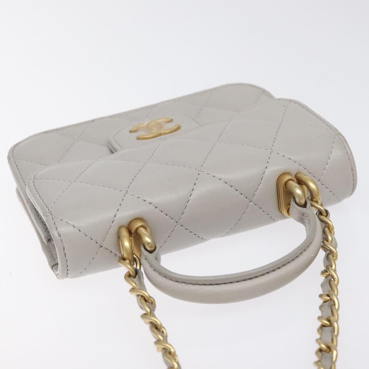 Chanel Vintage CC Flap Crossbody Bag Quilted Lambskin