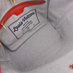 Louis Vuitton Neverfull Tote Damier and Monogram Patchwork Denim