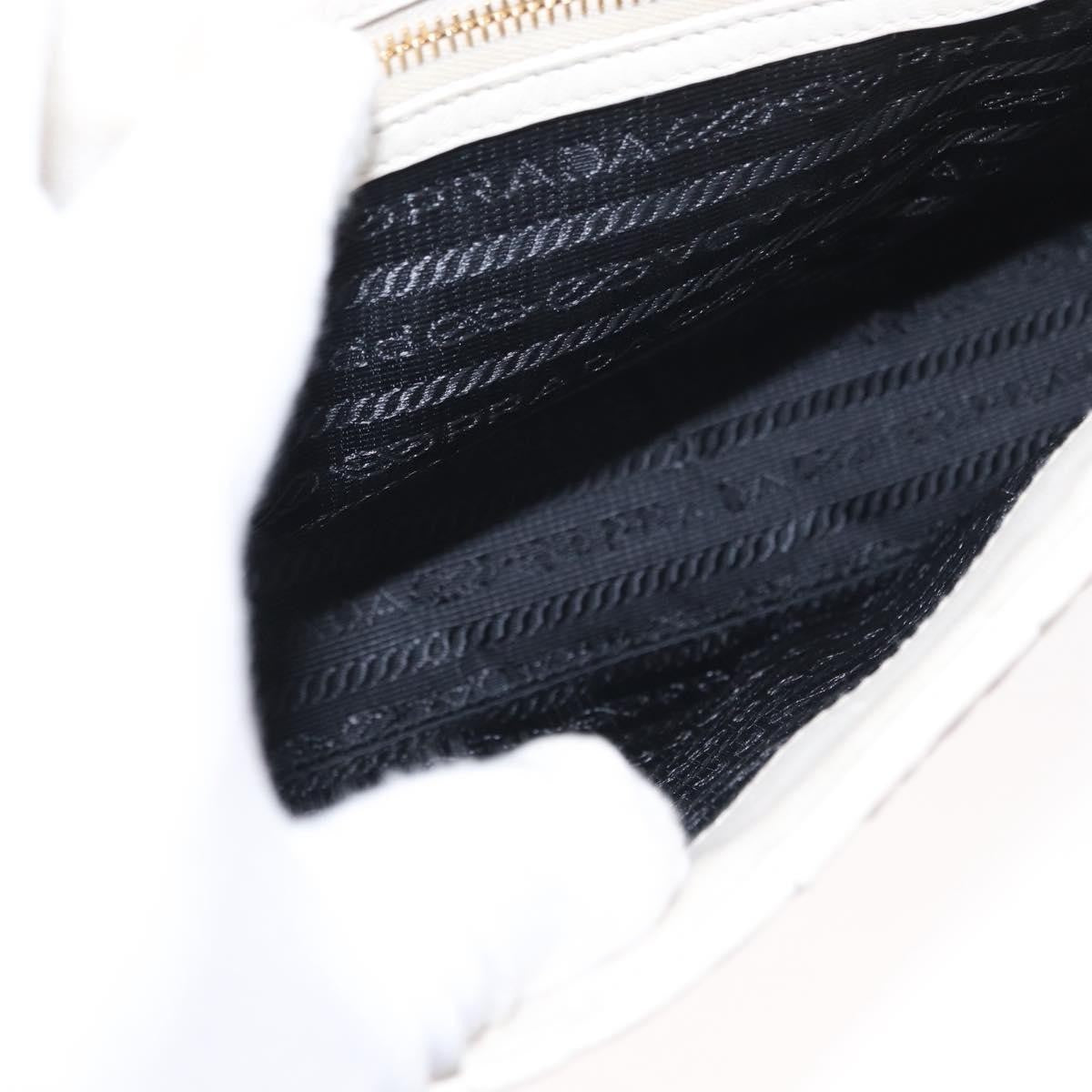 Prada Chain Flap Shoulder Bag Nappa Gaufre