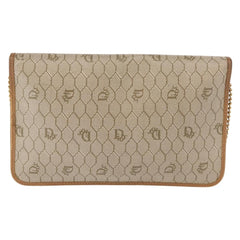 Christian Dior Vintage Honeycomb chain Canvas