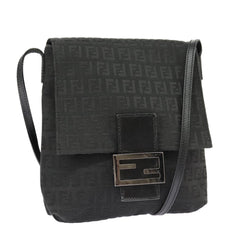 Fendi Mamma Baguette Shoulder Bag Canvas
