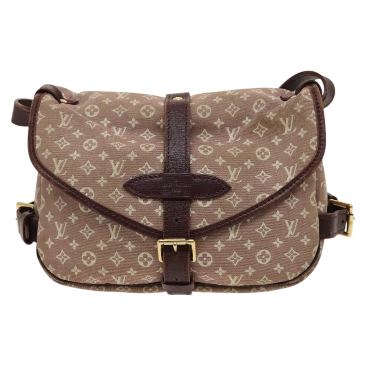 Louis Vuitton Saumur Handbag Monogram Idylle